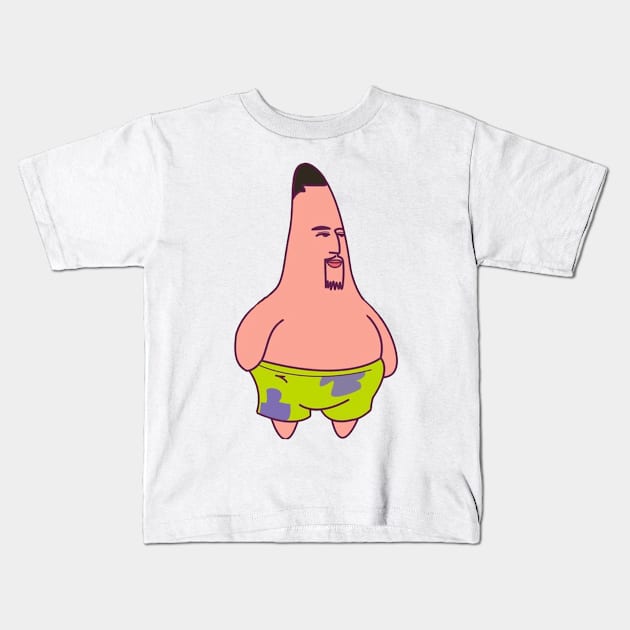 klay thompson sponge warrior Kids T-Shirt by Biscuit25